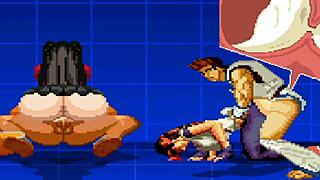 yuri and rin in this anime hentai game