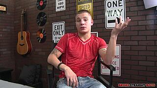 Straight Boy In 3-Way Orgy Fuck Fest!