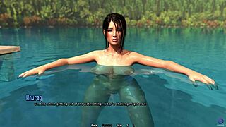 Crazy Step Sister Swimming Naked in the Forest and Got Caught - 3D Hentai Animated Porn - Life in Santa County