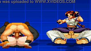 yuri and rin in this anime hentai game