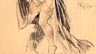 Retro Vintage Erotic Cartoon Anime Hentai Illustration