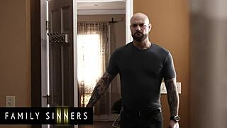 lacy lennon begs, 'cum on my perfect face after sucking stepbrother's cock'