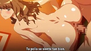 야한 누나 애니 스타일로 꽉 조여짜기