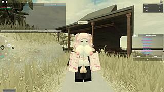 Roblox porn clip shows big tits bouncing in wild doggy and anal action. Ass shaking adds extra heat.