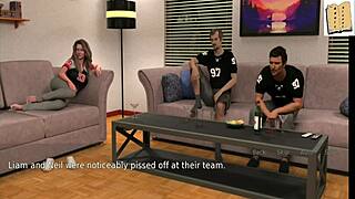 Erotic Game Unfolds with Wife and Stepmother Drama