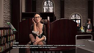 This teen nerd with tattoos joins a group for some fun in hellcat lounge