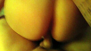 Intense Emotions in Quick Doggystyle Fuck Bent Over in Living Room