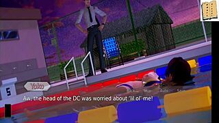 Academy 128 features exciting game elements with anime hentai themes.