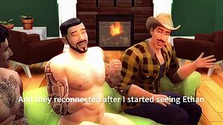 Toddy gareth ethan in saturday morning gay threesome with big cocks