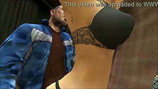 Cristina Takes Two Mechanics in Hot Action