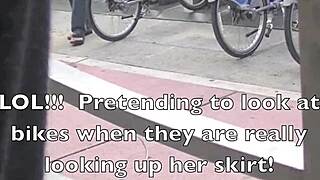 Helena Price Flashes Pussy In Public