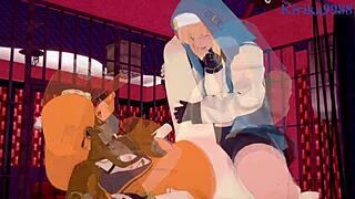 Intense anal action in hentai 3D for fans