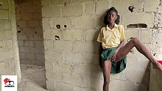 hey, caught sexy teen 18+ student touching herself