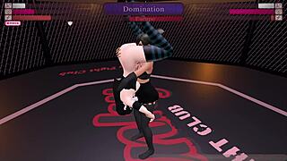 Kinky fight club match: Gawthicc vs Julia in night club dancing