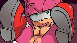 Sonic és Amy animált szexkalandja együtt