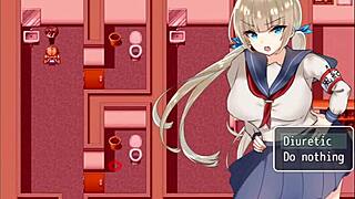 massaging my friend’s big boobs at the school pool, busty jk game part 2