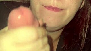 Quick Blowjob Before Work, Including Handjob and Blue Eyes