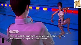 Academy 128 features exciting game elements with anime hentai themes.