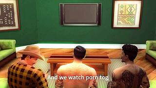 Toddy gareth ethan in saturday morning gay threesome with big cocks