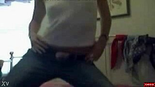 why is this webcam strip so wet and teasing?