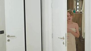 Stepsister, stop being naked or I'll pound your tight pussy hard!