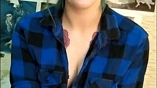 stunning girl loves to edge her friend's cock