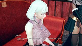 Big tits curvy 3d cartoon in cute outfit 😍