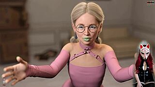 Shadows Ep 7 unfolds with milf using toys for rough handjob action. BDSM games heat up!