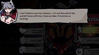 Overlewd game action scenes