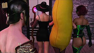 Exploring chick route in Being a Dik 226 hentai adventure.