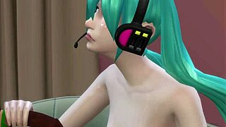 Damn! Miku Gets Nailed by a Black Guy!