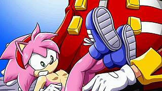 Sonic and Amy embark on an animated adventure together
