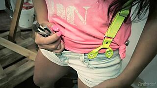 hey, sonia kel does a hot striptease and masturbates