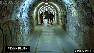 are vixenplus two blondes fucking two dominant bbcs after club night?