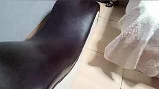 Candyboom rides godfather in wet pussy cowgirl orgasm!