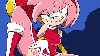 Sonic and Amy embark on an animated adventure together