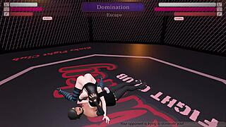 Kinky fight club match: Gawthicc vs Julia in night club dancing