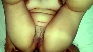 tender chubby girl with pretty pussy gets anal creampie in missionary