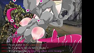 Emblem Knightess Nord in prison garb gets double penetration!