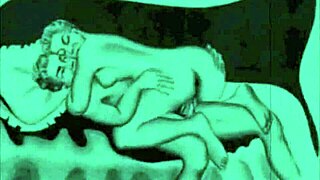 vintage erotic animation from classic retro cartoon style