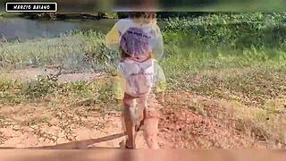 i spotted a sexy girl on the street, flirted, and promised to fuck her