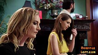 Dom Fucks BDSM Submissives in Trio While Sub Licks Pussy!