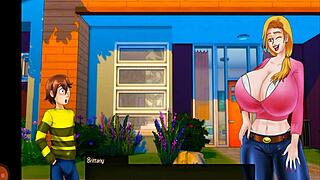 i love this charming milf with big tits