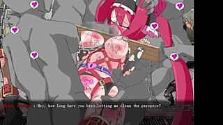 Emblem Knightess Nord in prison garb gets double penetration!