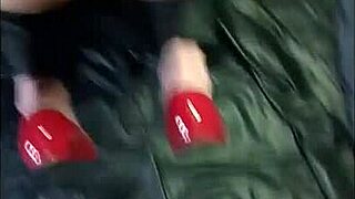 Big ass brunette role-playing with partner in sensual foreplay and close-up fucking