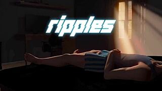 European College Couple Jerks Off Classmate's Cock Under Desk During Lecture In Skirts And Shoes.