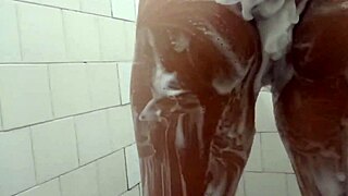 Wow, rubbing my big cock in her wet little pussy, monster cock action!