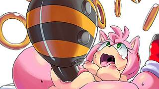 Sonic and Amy embark on an animated adventure together