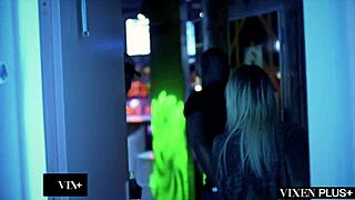 are vixenplus two blondes fucking two dominant bbcs after club night?