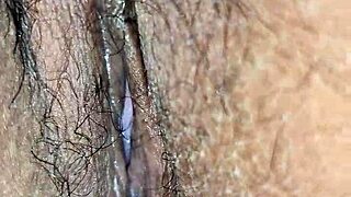 latina couple amateurs wet cum on small tits